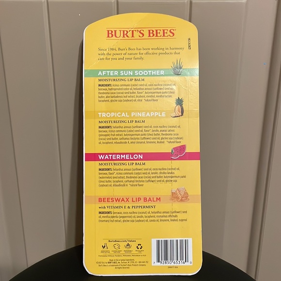 Burt’s Bees 10 pack lip balms - Picture 2 of 2
